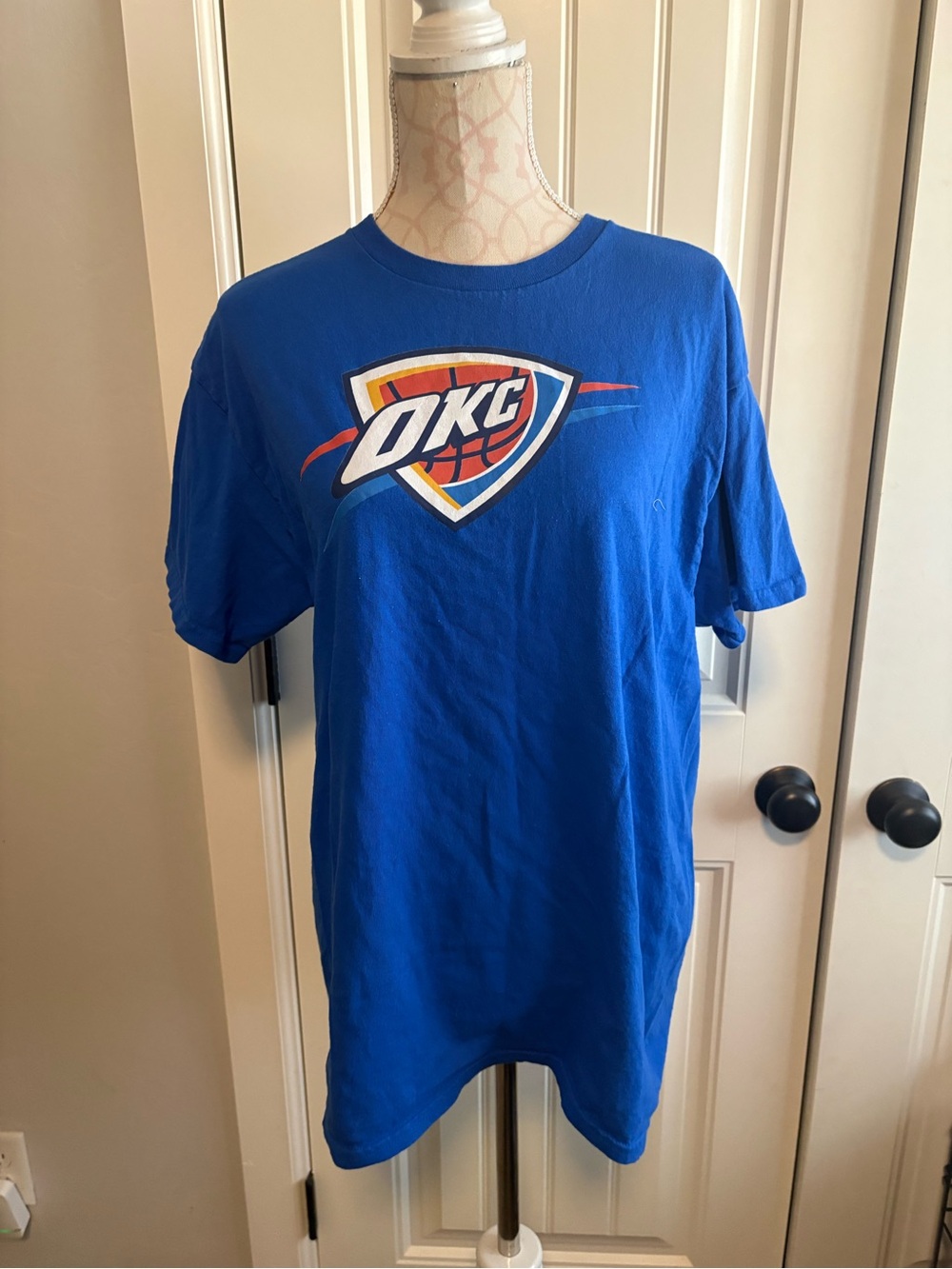 Gildan OKC Thunder Blue Logo Tee - Men's